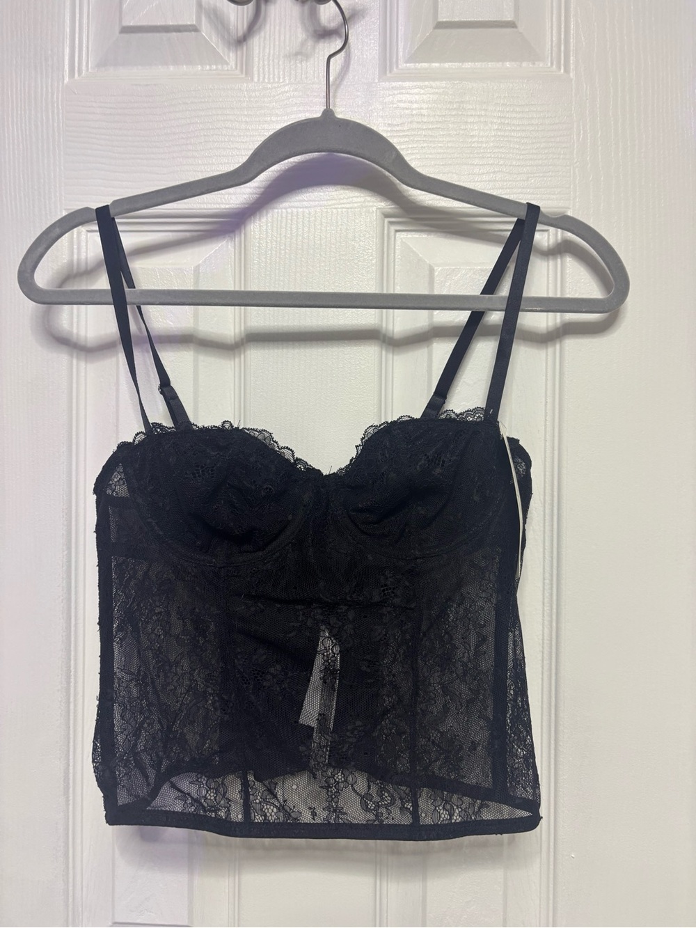 Urban Outfitters Black Lace Top